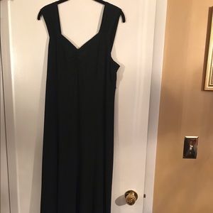 Black maxi dress